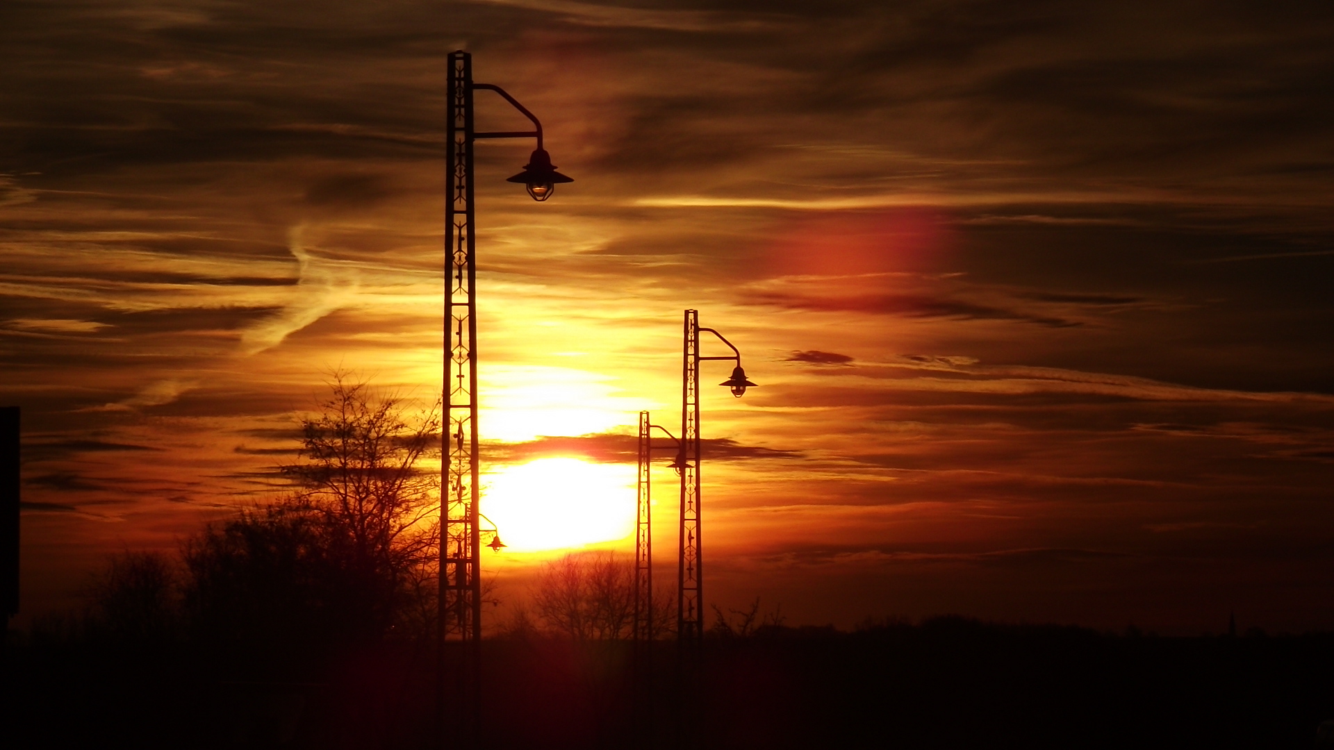 Wenn der Himmel brennt.