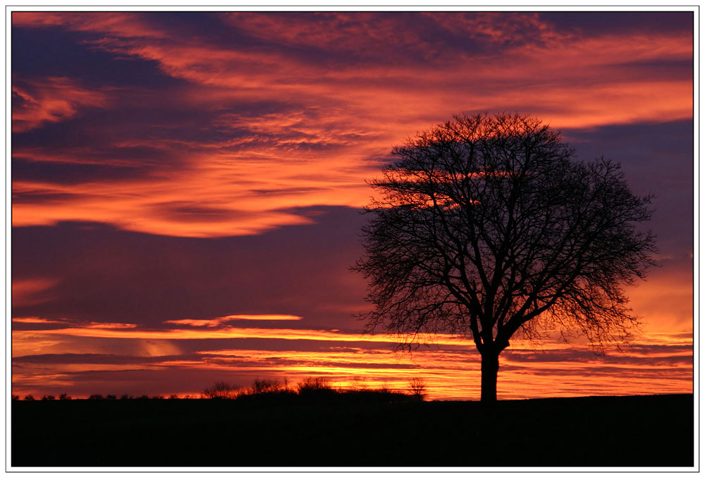 Wenn der Himmel brennt...