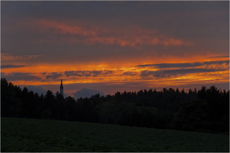 ...wenn der Himmel brennt.