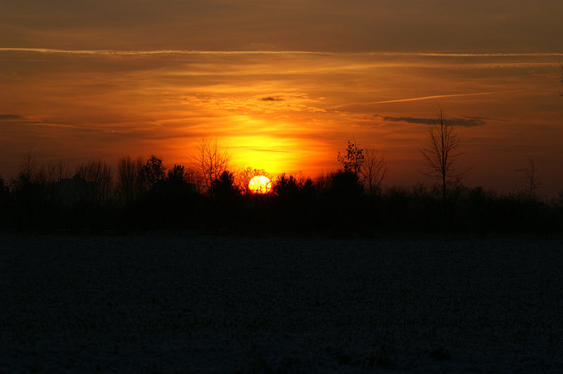 ...wenn der Himmel brennt...