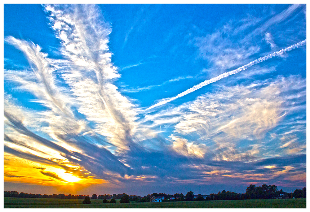 Wenn der Himmel brennt...