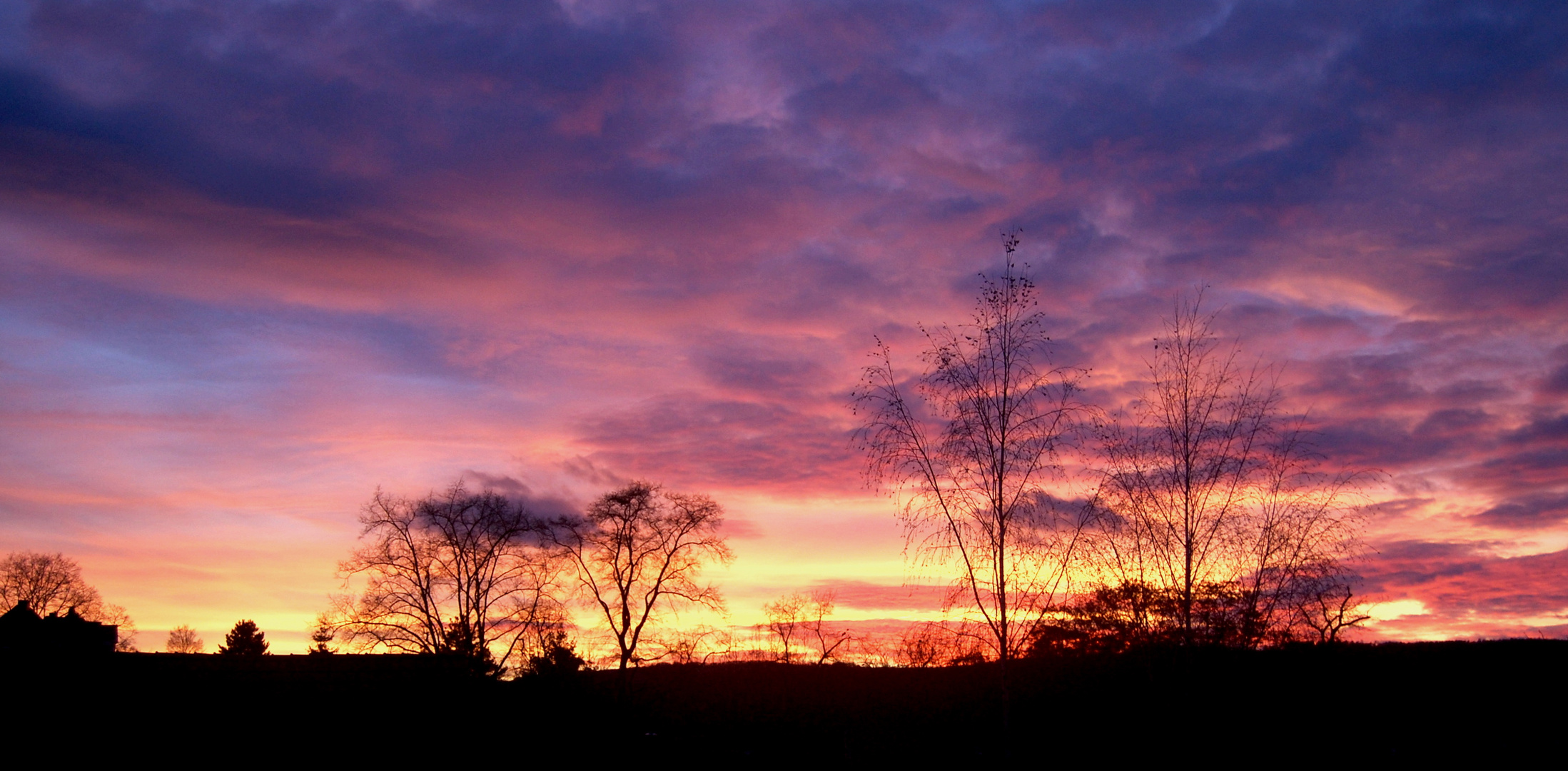 Wenn der Himmel Feuer fängt...