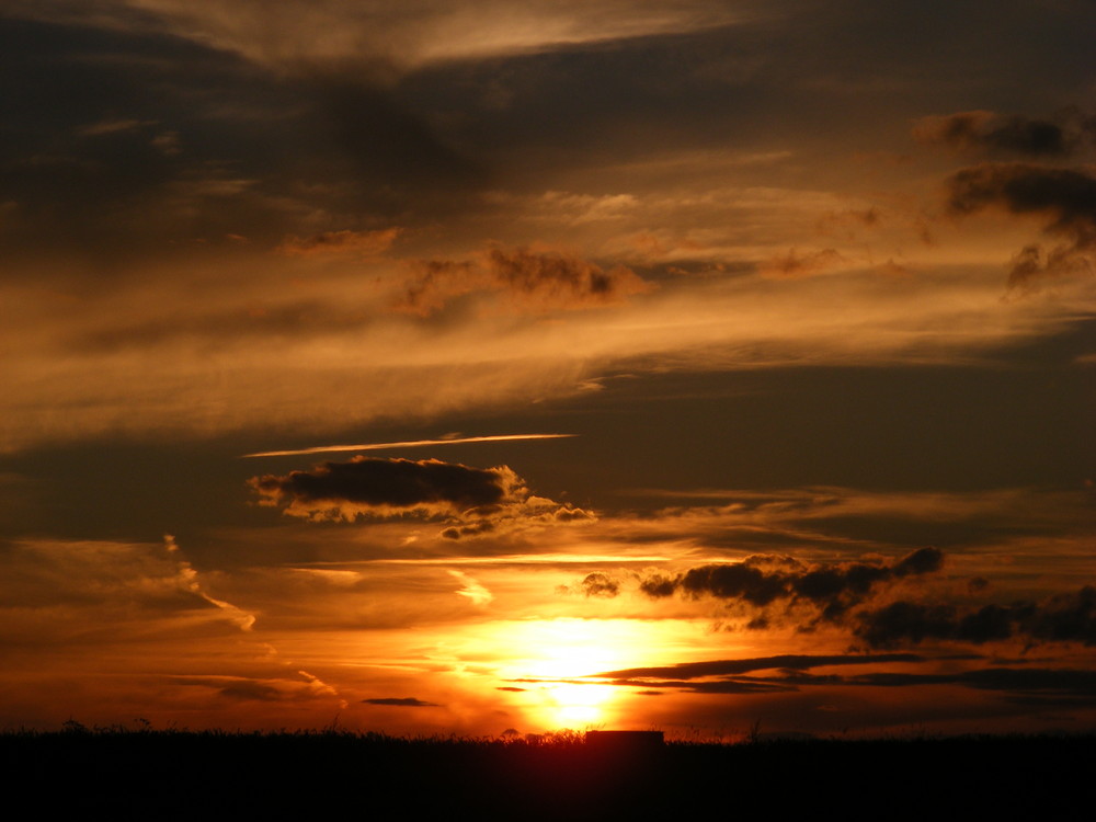 wenn der Himmel in Flammen steht III