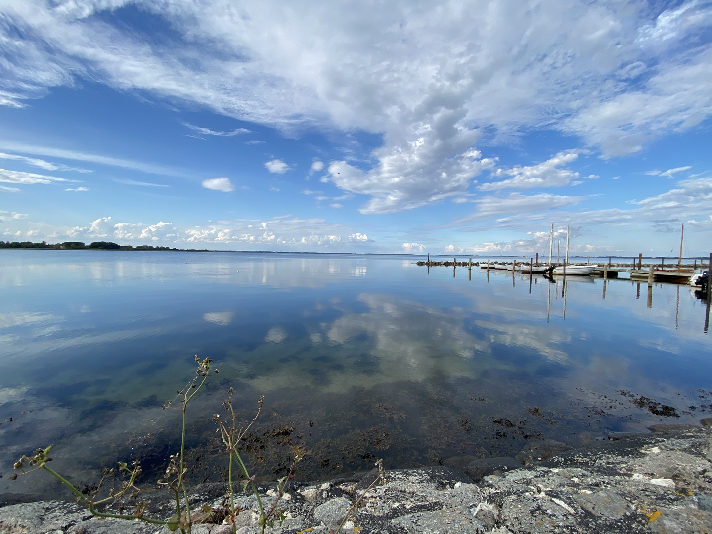 Wenn der Himmel sich im Meer spiegelt, dänische Südsee