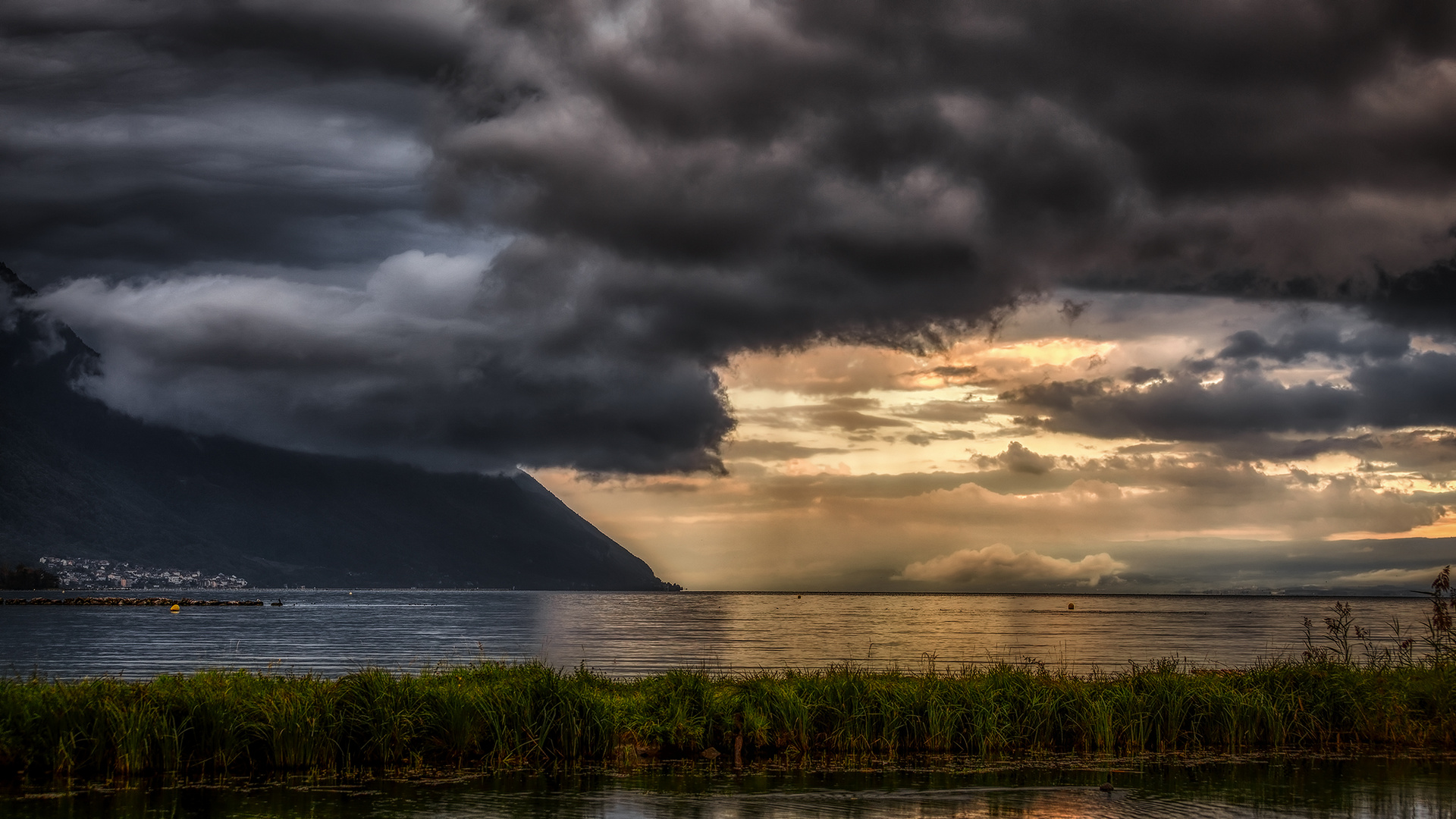 Wenn der Himmel über dem Genfer See etwas erzählen will ....