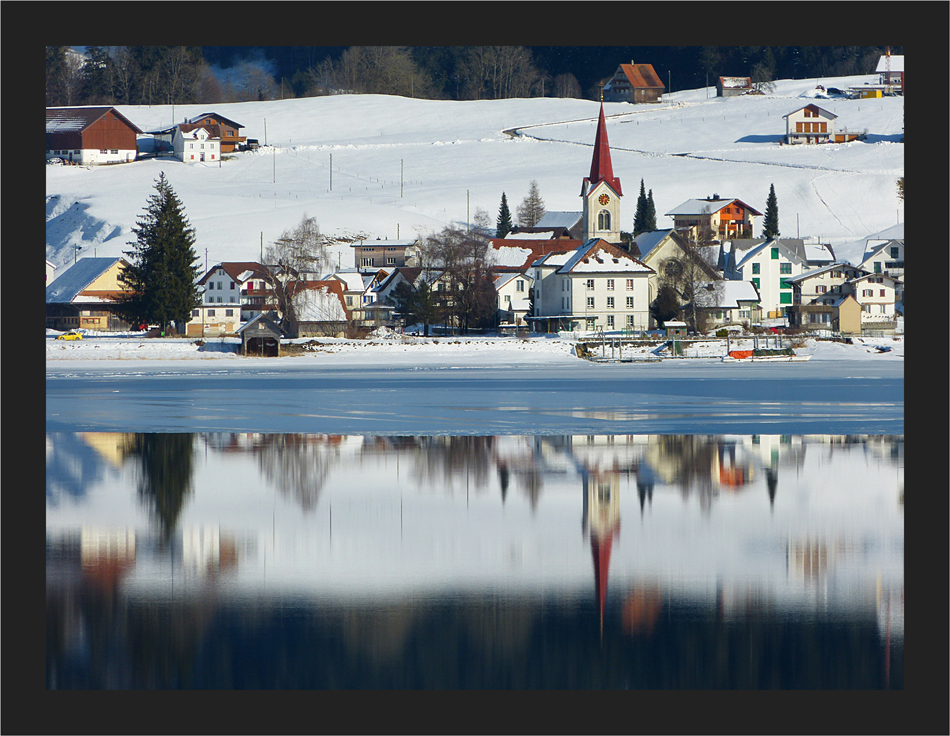 Wenn der Kirchturm im See versinkt