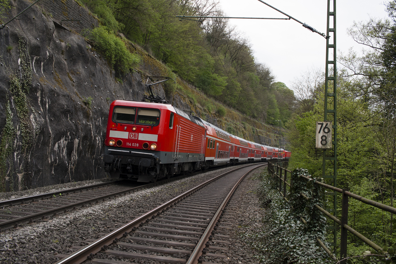 Wenn der Kollegen die komplette Strecke blockiert...