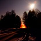 Wenn der Mond gern die Sonne wäre...