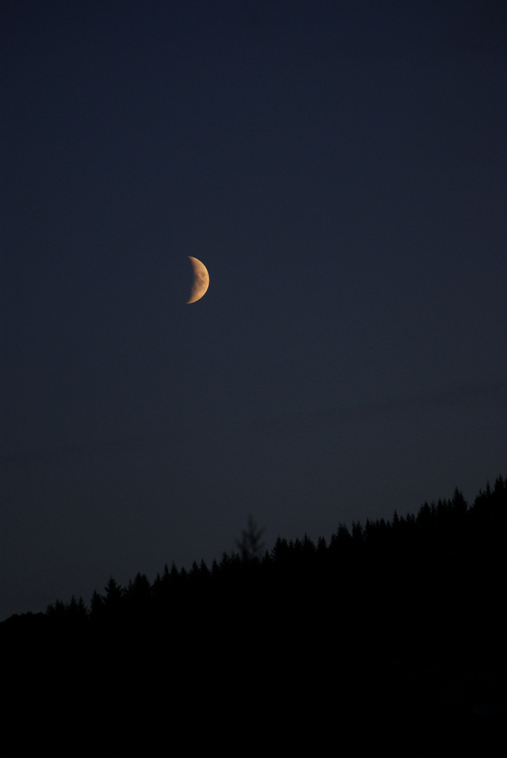 Wenn der Mond in mein Ghetto kracht.