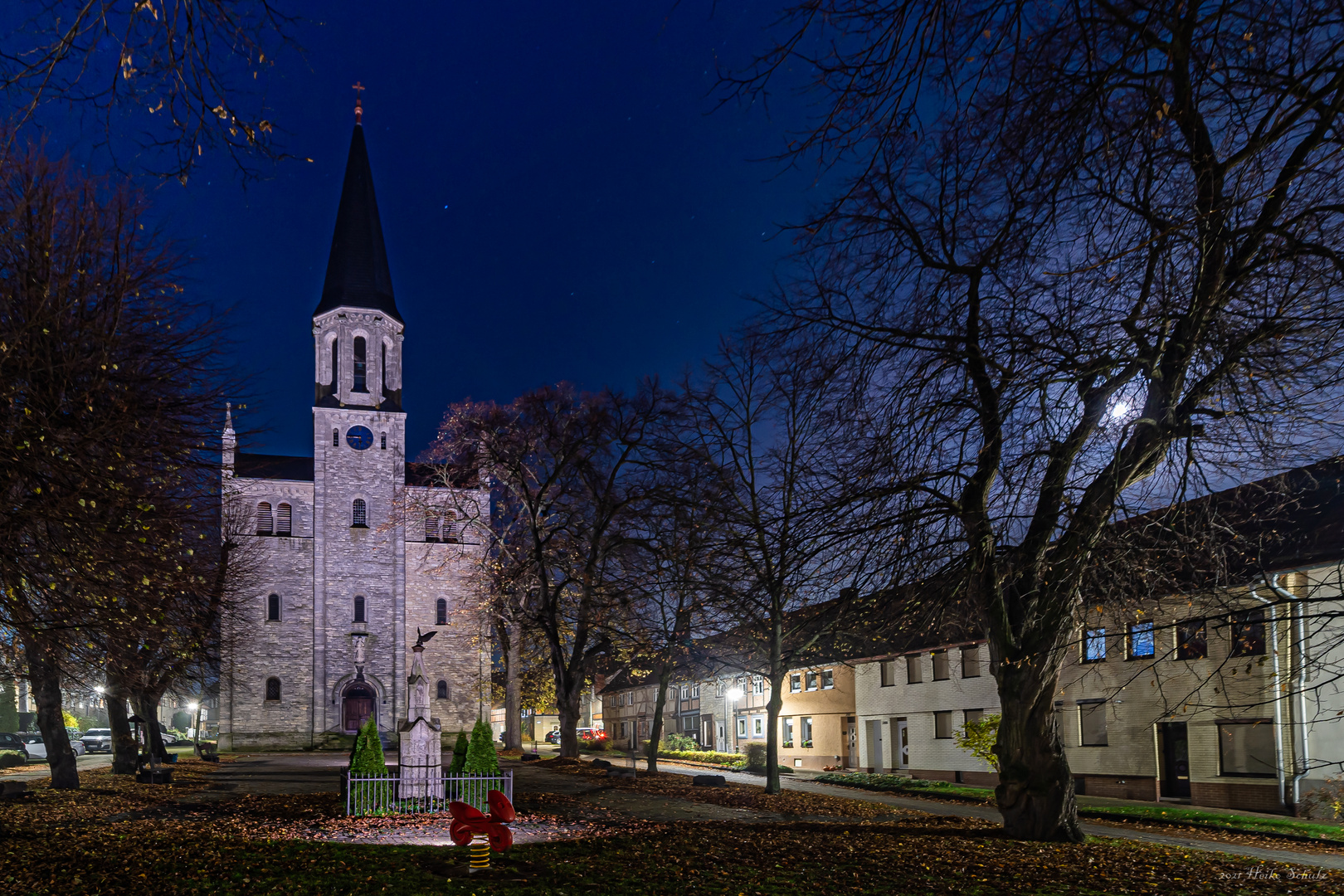 Wenn der Mond sich durch den kühlen November-Nebel kämpft ...