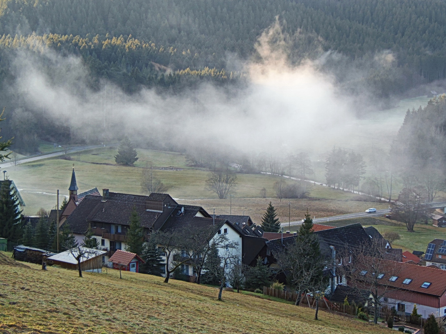 Wenn der Nebel übers Land zieht...