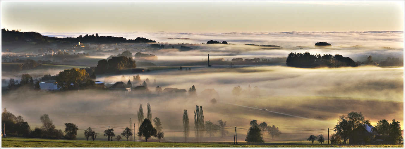 Wenn der Nebel weichen muß.....