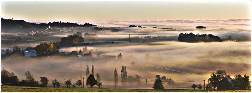 Wenn der Nebel weichen muß.....