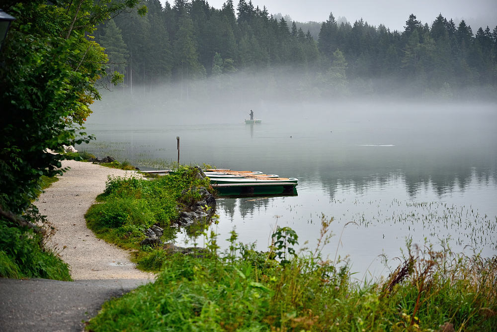 Wenn der Nebel weicht über dem Hintersee 11