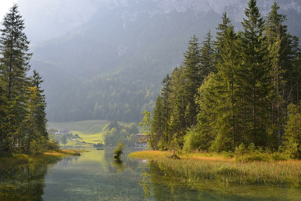 Wenn der Nebel weicht über dem Hintersee 4