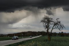 wenn der Regen kommt ...