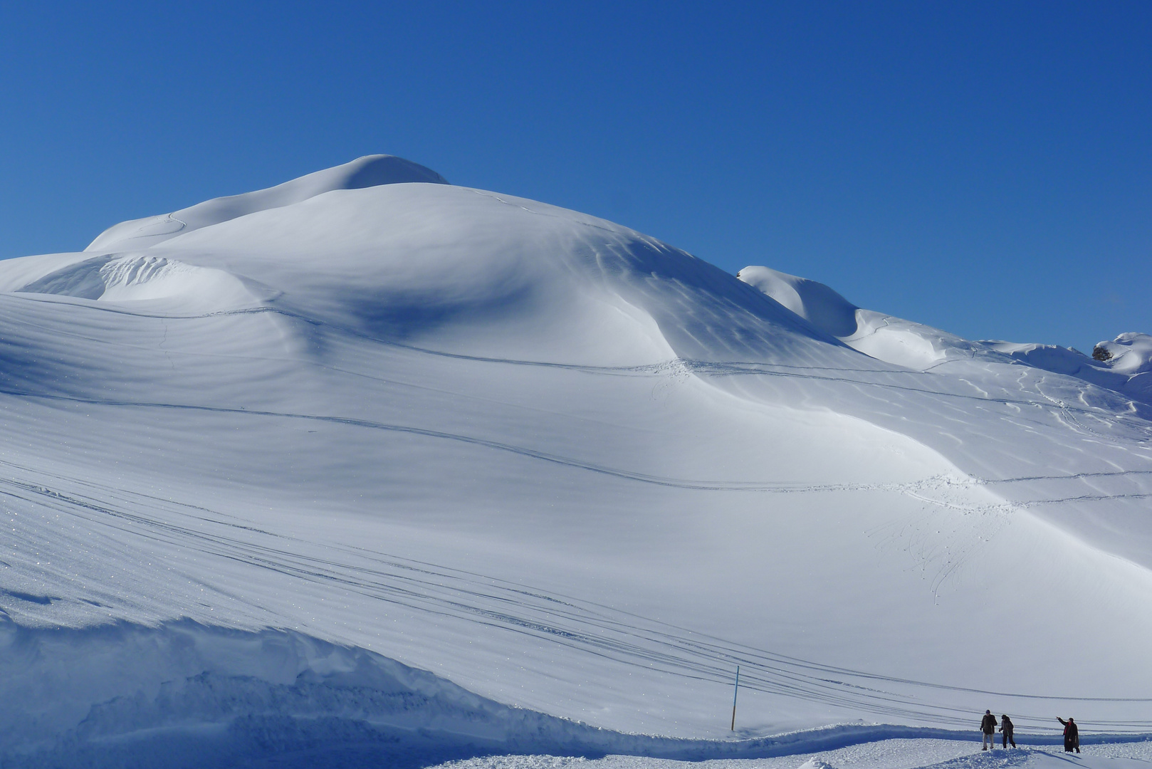 Wenn der Schnee die Landschaft formt, ...