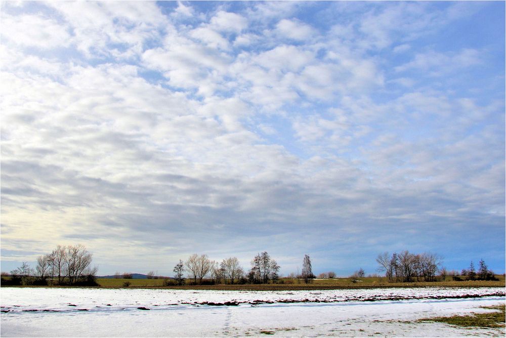 wenn der Schnee taut...