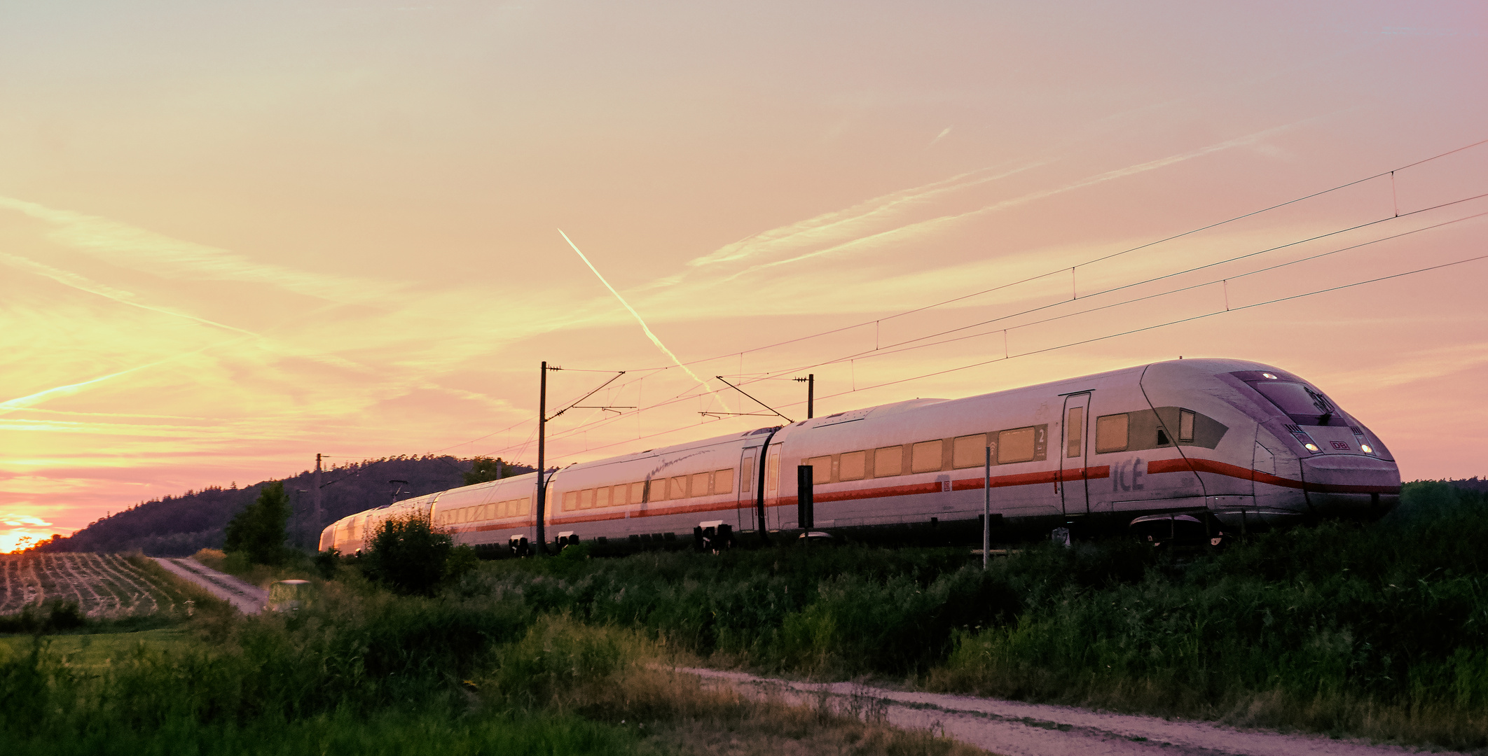 Wenn der Sonnenuntergang die Hitze des Tages