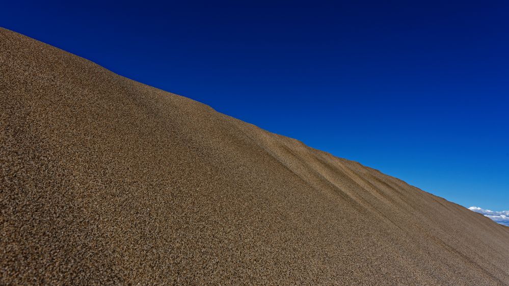 Wenn der Strand in die Vertikale geht...