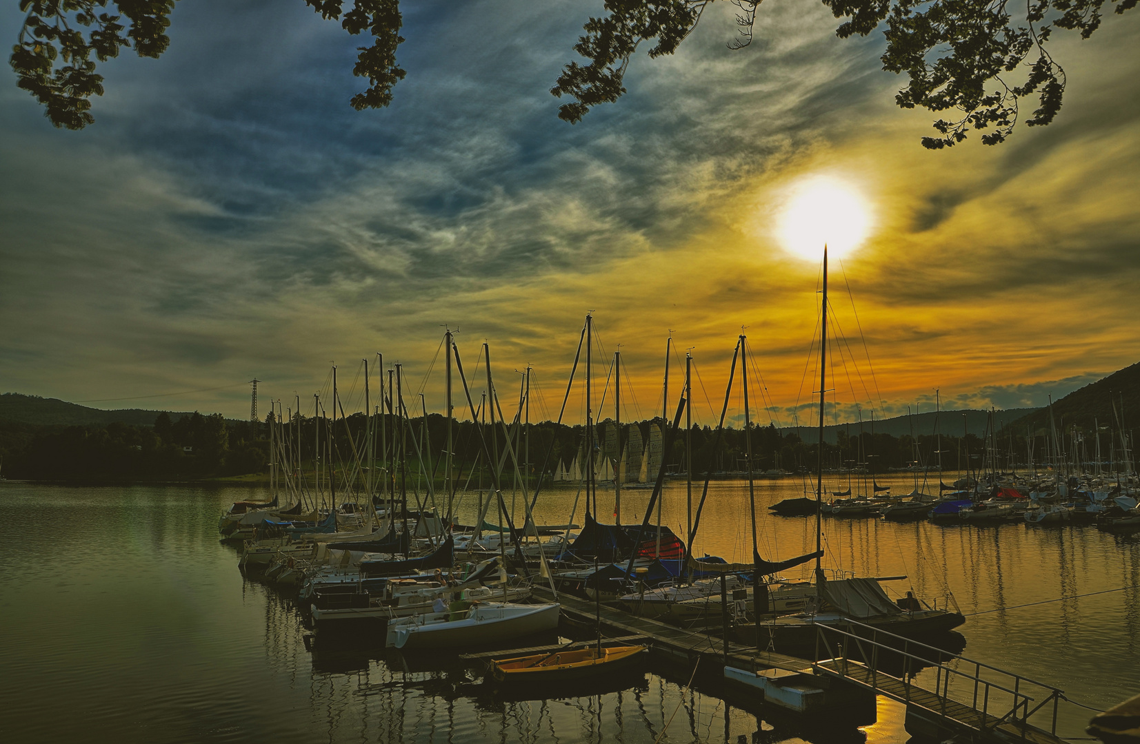 Wenn der Tag endet am Edersee.....