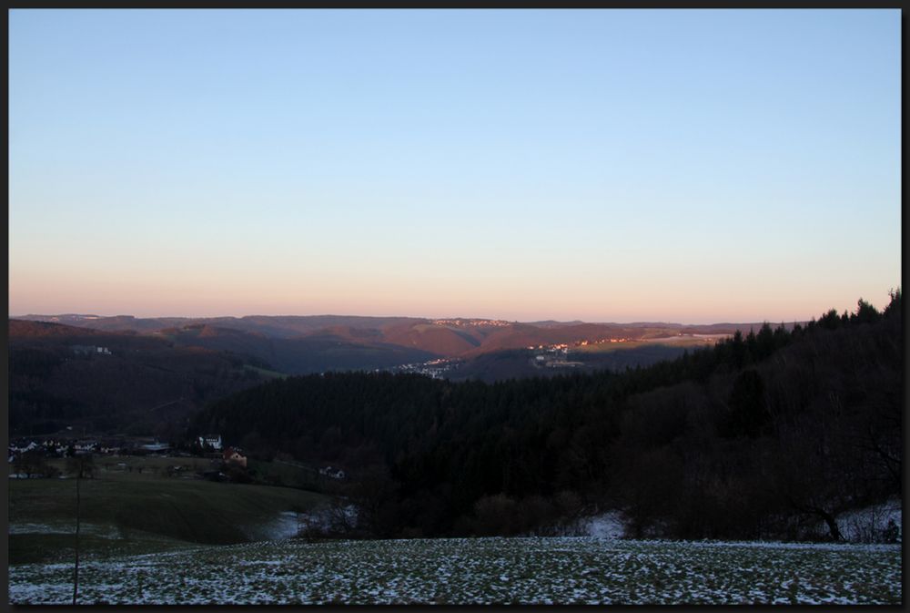 ...Wenn der Tag zu Ende geht...