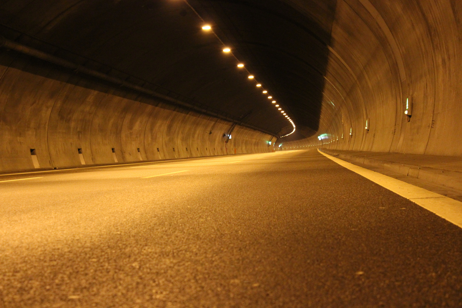 Wenn der Tunnel immer so leer wäre...