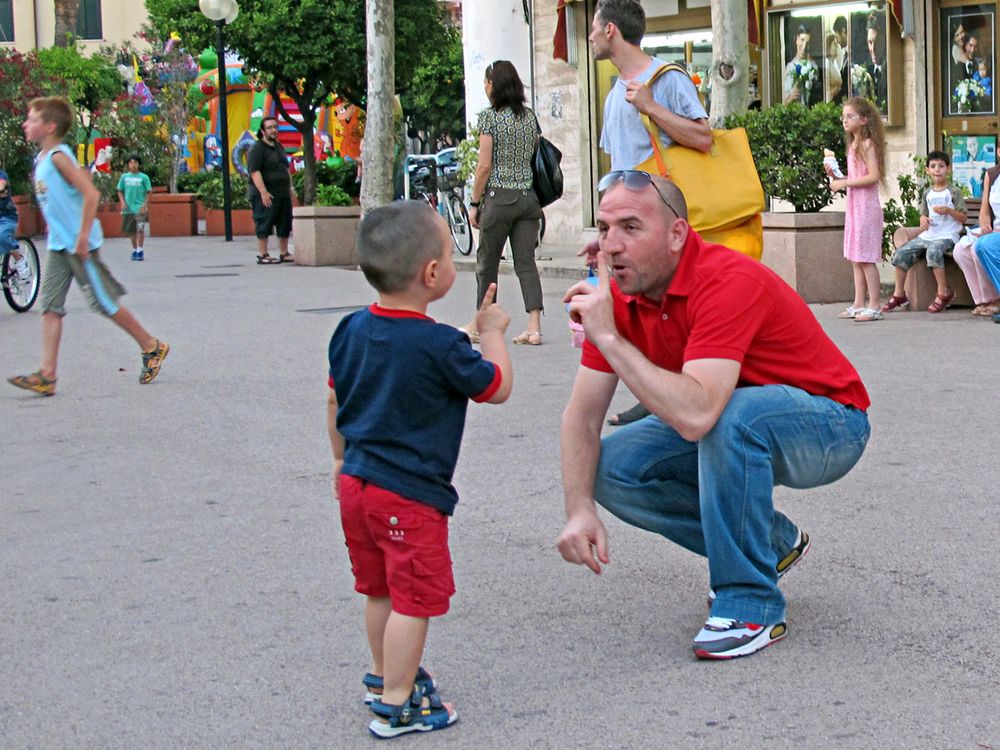 Wenn der Vater mit dem Sohne - papà e figlio