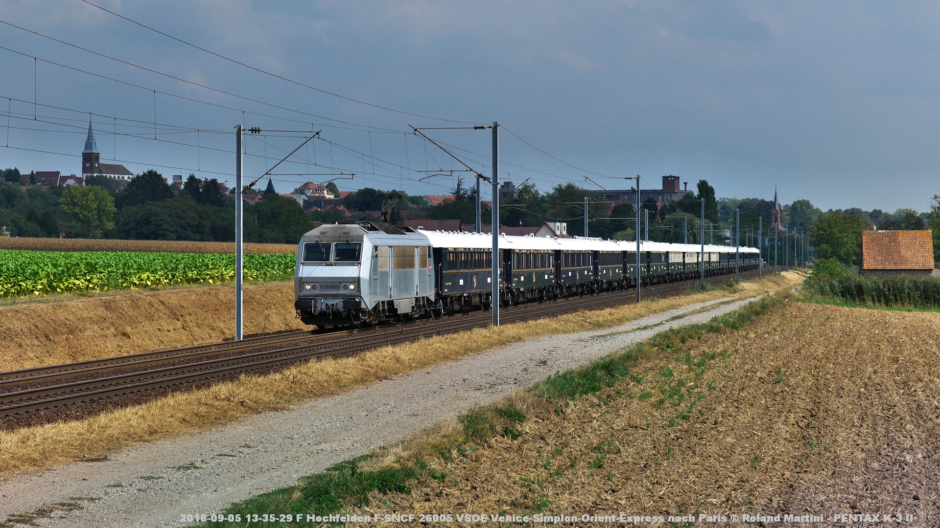 Wenn der (Venice - Simplon -) Orient Express bei Tageslicht ...