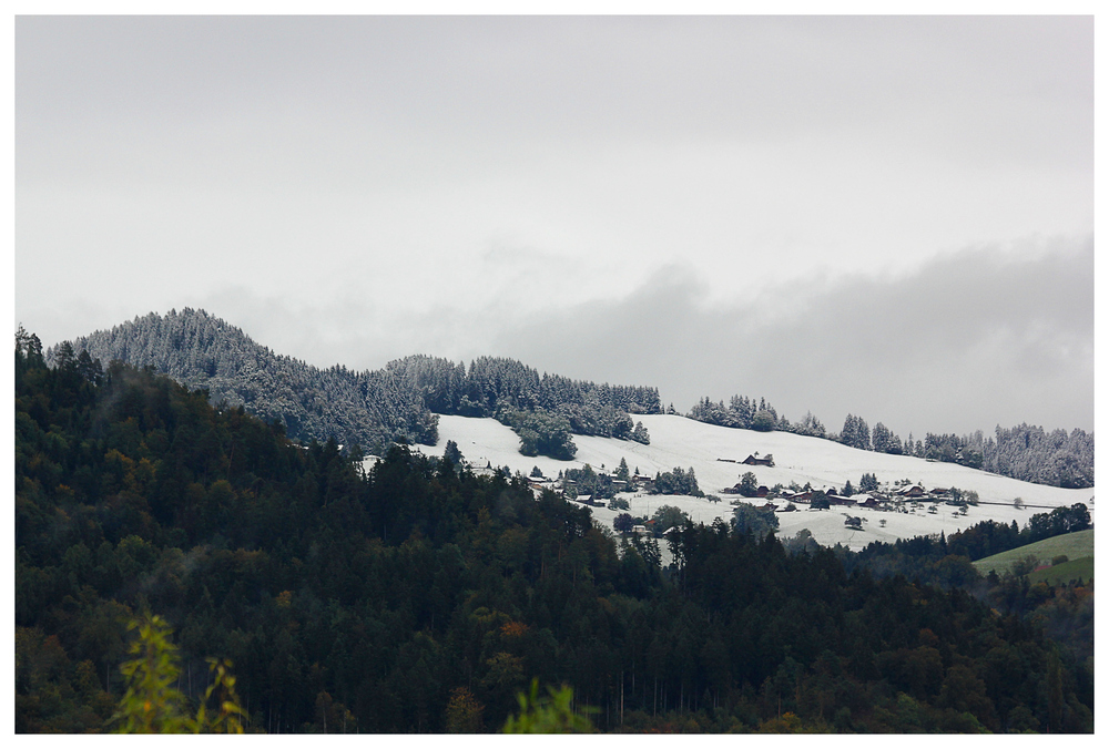 Wenn der Winter in den Herbst fällt