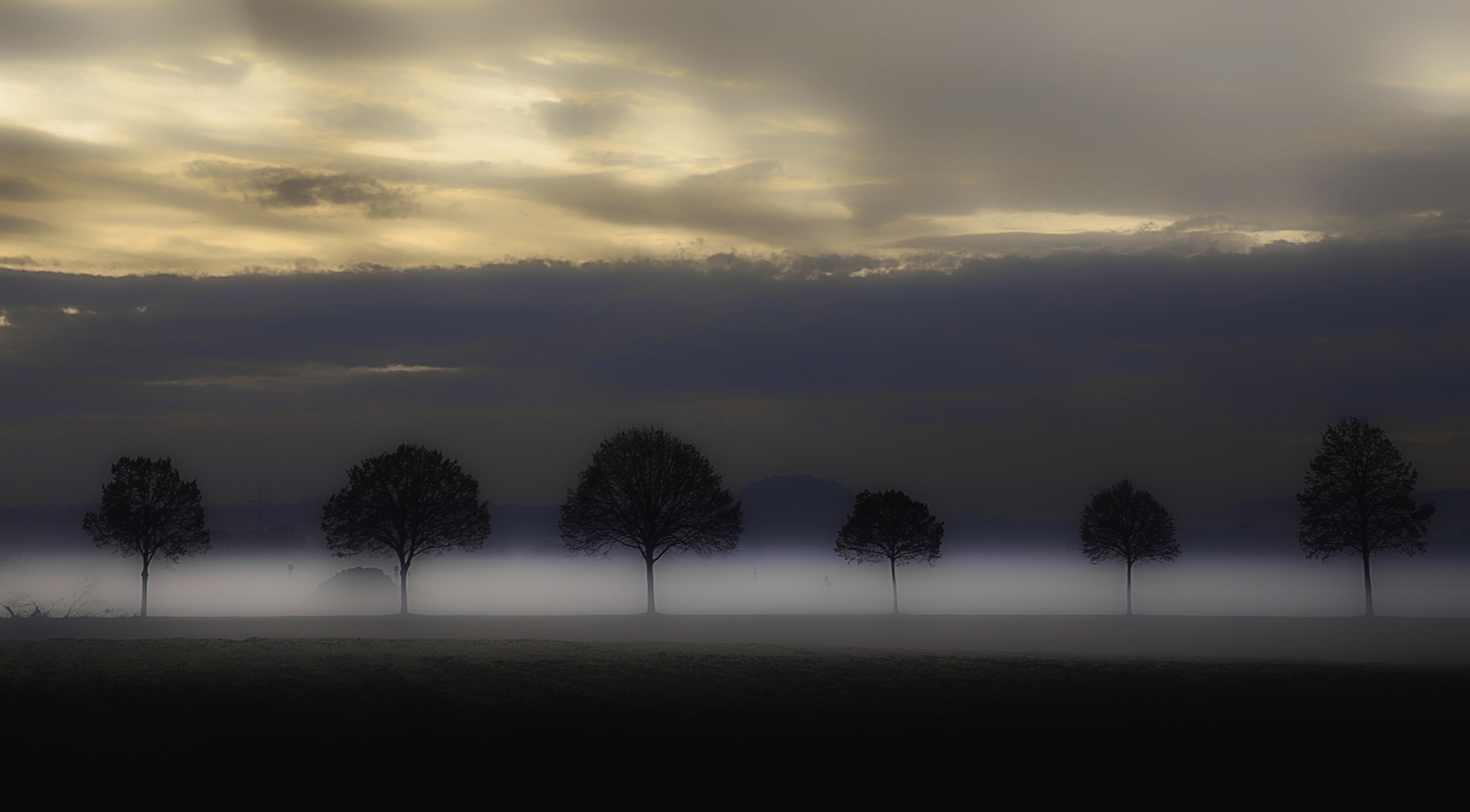 wenn die Abendnebel ziehen