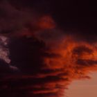 Wenn die Abendsonne dem herannahenden Unwetter auch noch das besondere Licht bietet