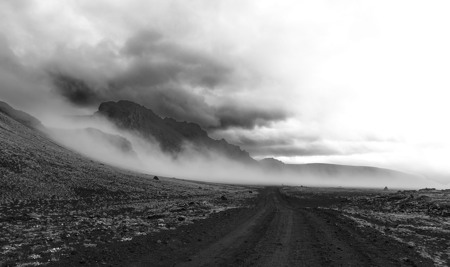 Wenn die Berge den Wolken im Weg sind