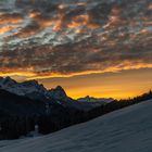 Wenn die Berge mit den Wolken kuscheln