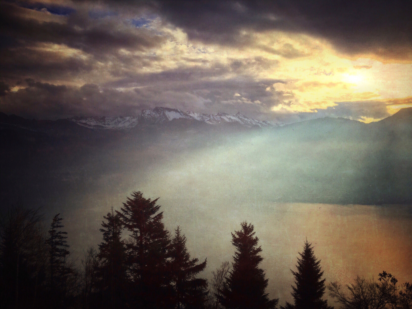 Wenn die Berge schlafen gehen 