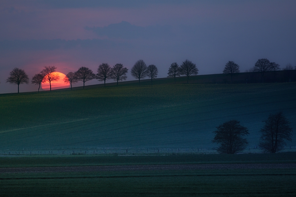 Wenn die Farben die Nacht einleiten...