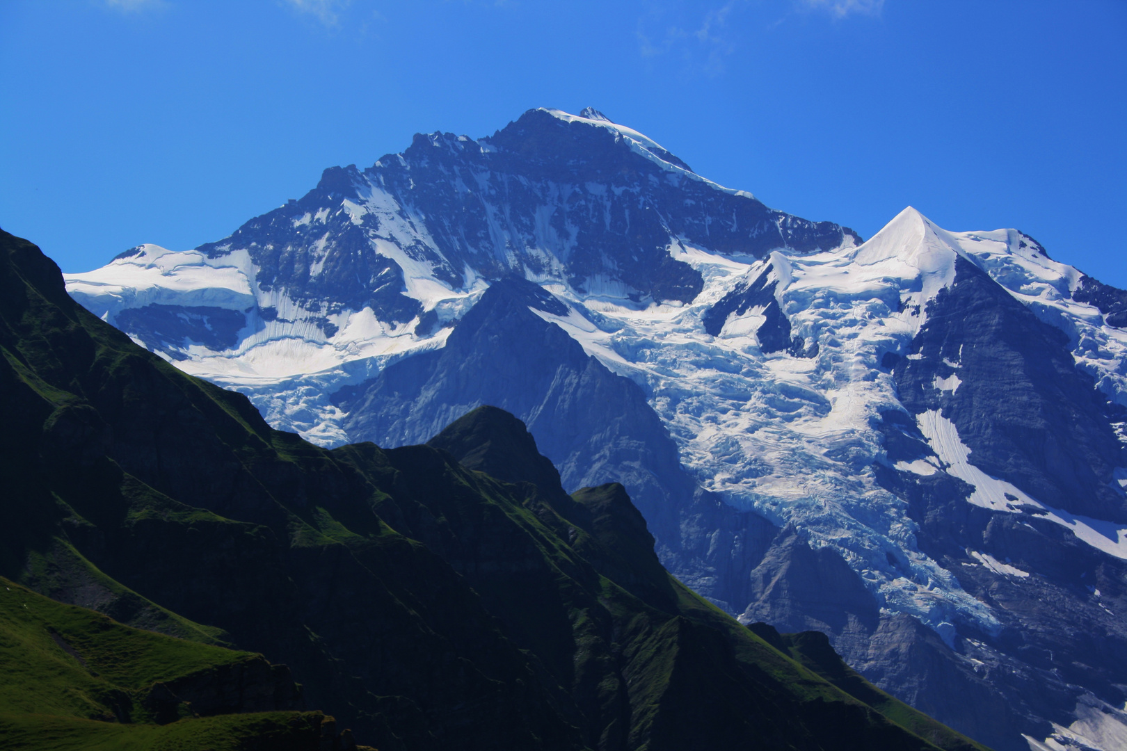 Wenn die Jungfrau das kleine Weisse trägt ist der Sommer heiss