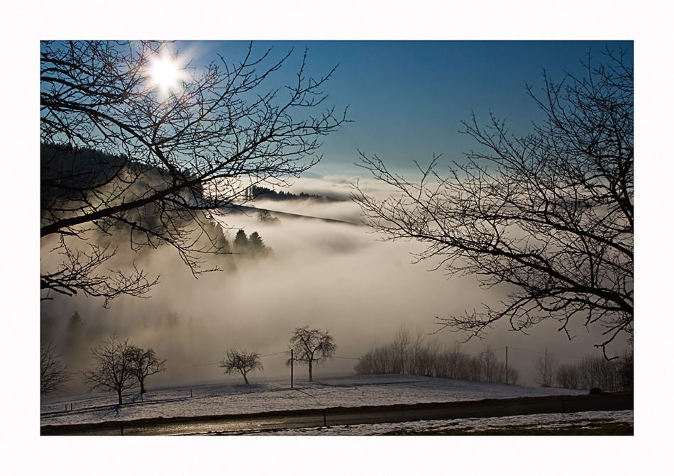 Wenn die Landschaft versinkt