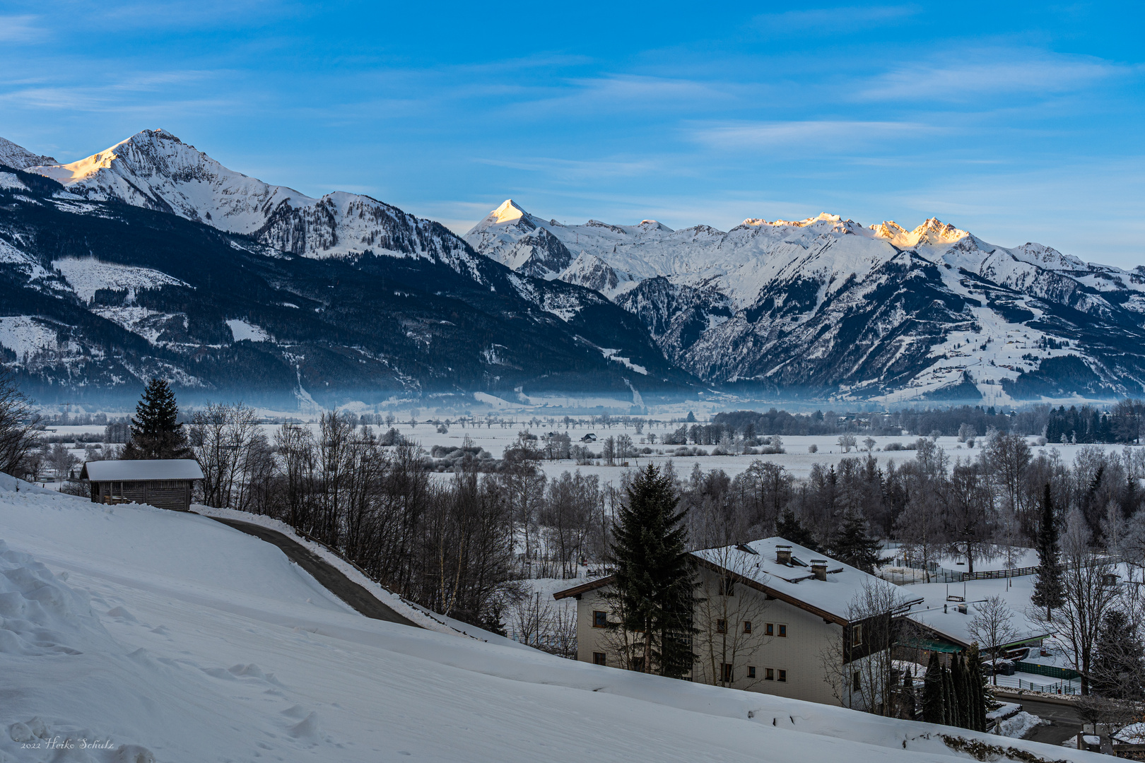 Wenn die Morgensonne die Alpen wachküsst ...