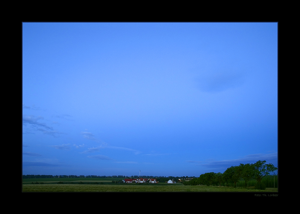 Wenn die Nacht hereinbricht...