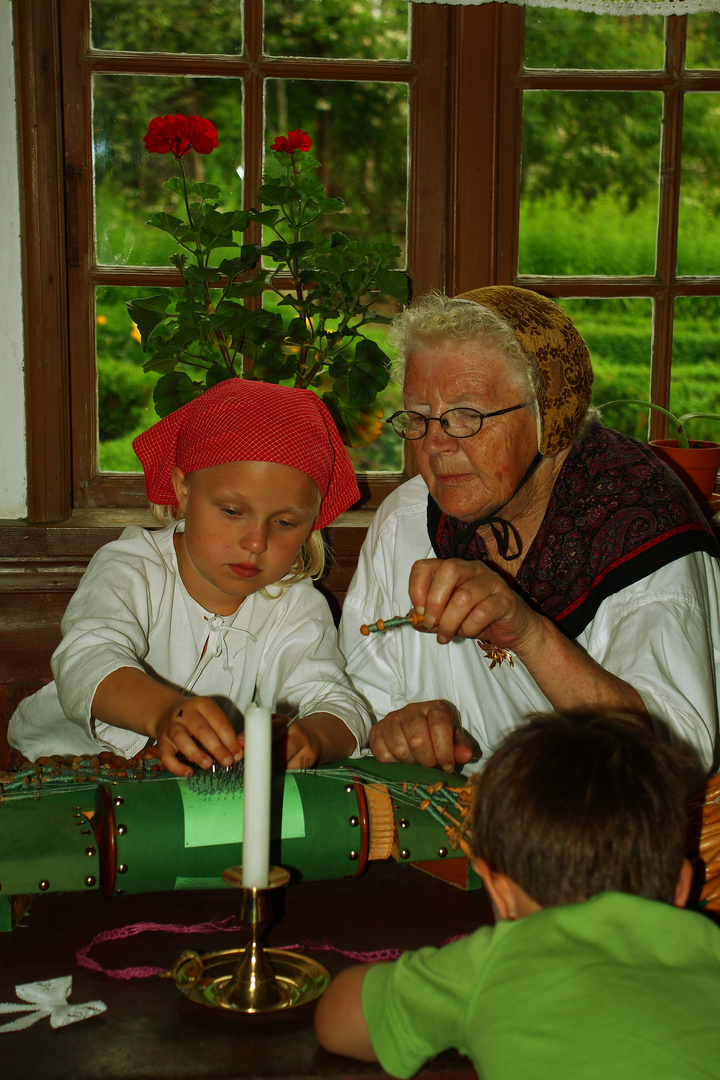 Wenn die Oma mit dem Kinde