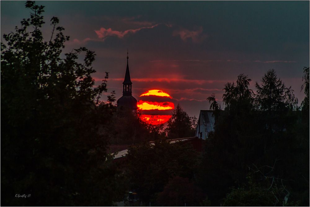 - wenn die Sonne... -