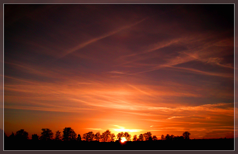 Wenn die Sonne....