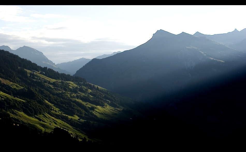 Wenn die Sonne am Morgen die Berge kitzelt....