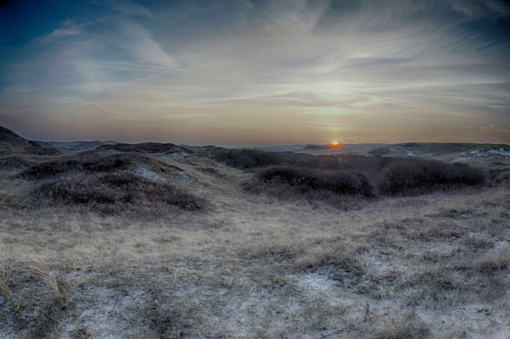 Wenn die Sonne auf Texel untergeht