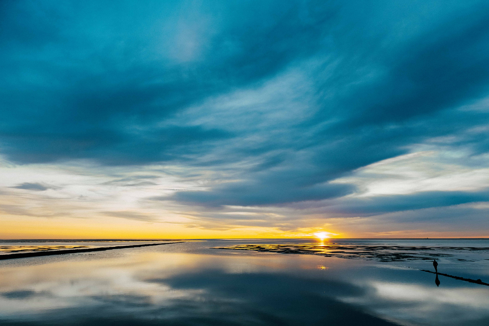 Wenn die Sonne das Wattenmeer küsst …