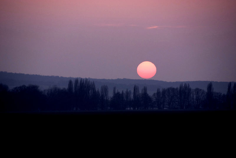 Wenn die Sonne, die Erde küsst.....