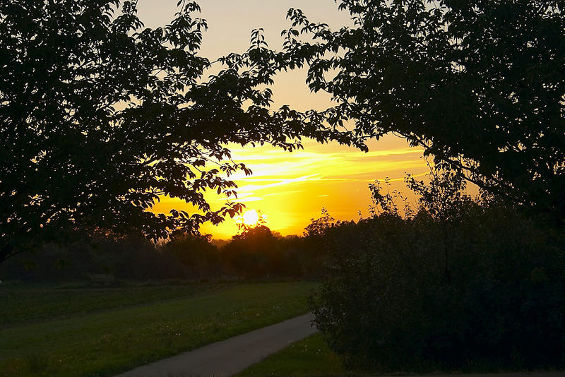 wenn die sonne geht