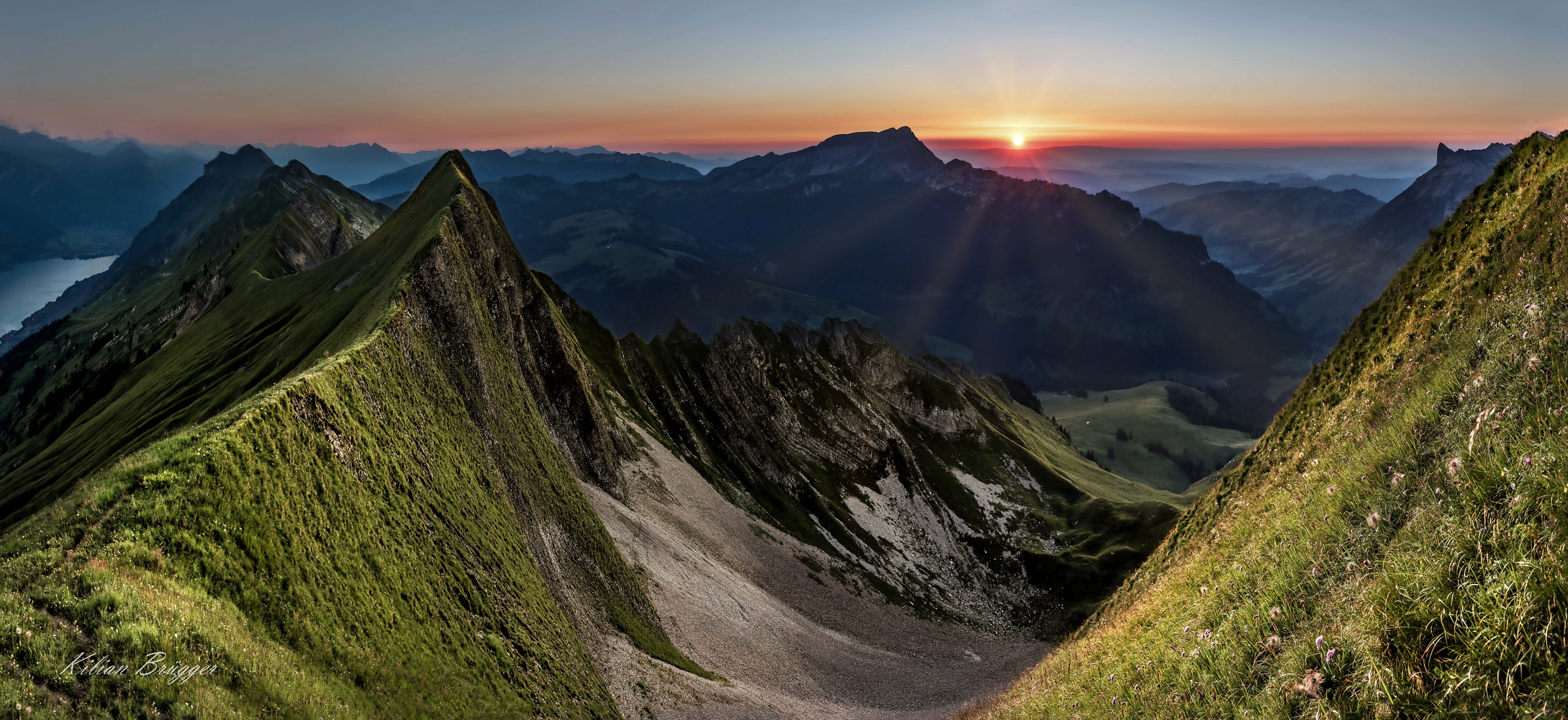 Wenn die Sonne hinter dem Jura untergeht ...