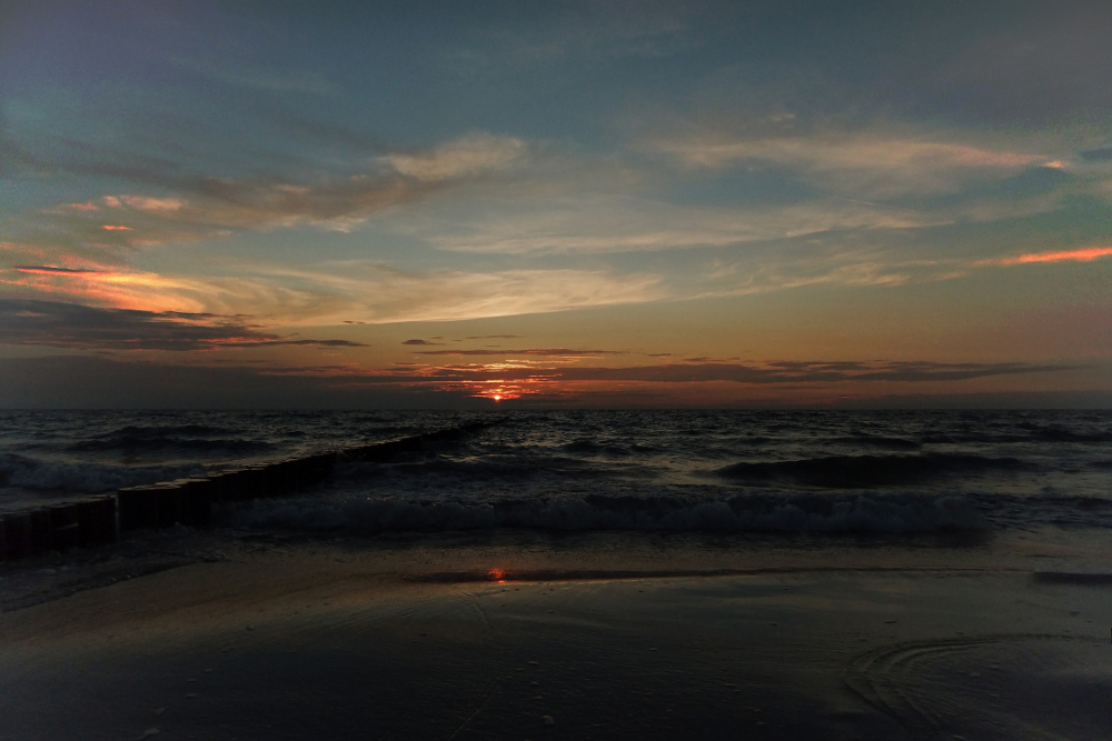 Wenn die Sonne im Meer erlischt